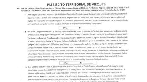 Vieques papeleta